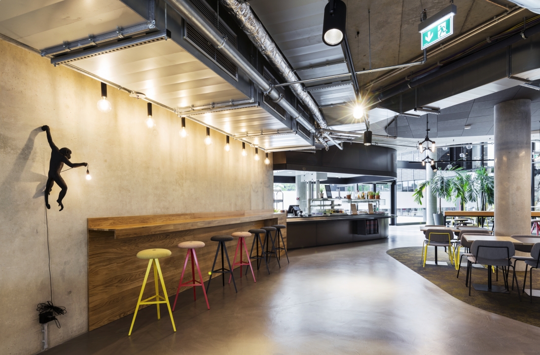 zalando Headquarter  Foodcourt Construction